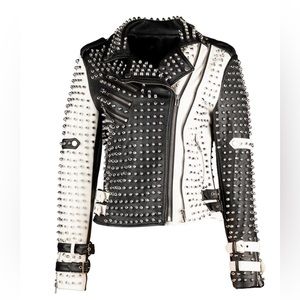 Azalea Wang ⁦BW Moto Jacket With Studs NWOT